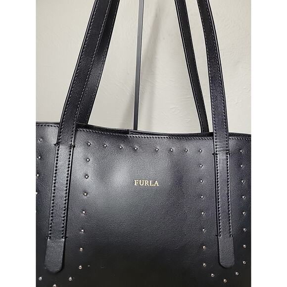 Furla Paradise Black Tote Bag With Bag Inside - Picture 3 of 14